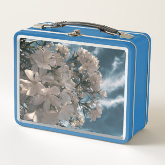 Box Boîte à lunch Fleurs Bleues