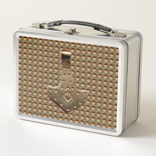Box Boîte à lunch inoxydable Gold Thor Hammer Gold Ind (Devant)