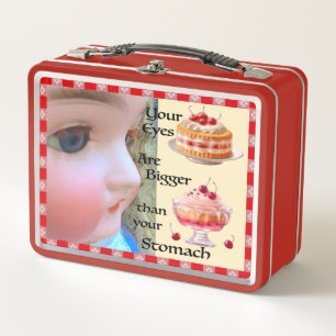 Box Boîte à lunch 'Les yeux plus gros que le ventre'