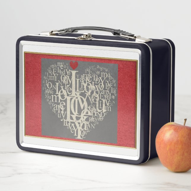 Box Boîte à lunch Love (En situation)