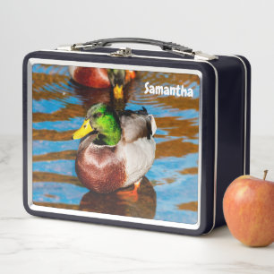 Box Boîte à lunch Mallard Duck Metal