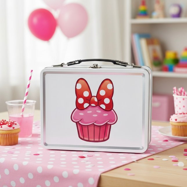 Box Boîte à lunch métallique Cupcake (Créateur téléchargé)