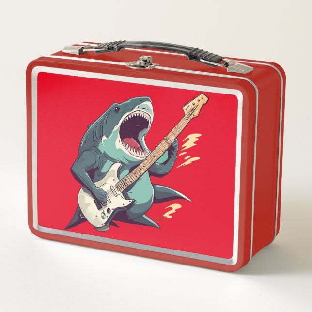 Box Boîte à lunch métallique Rocking Megalodon (Devant)