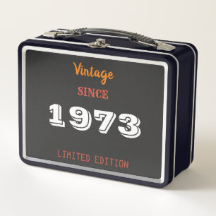 Box Boîte à lunch métallique vintage 1973 Édition limi