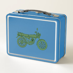 Box Boîte à lunch moto vintage