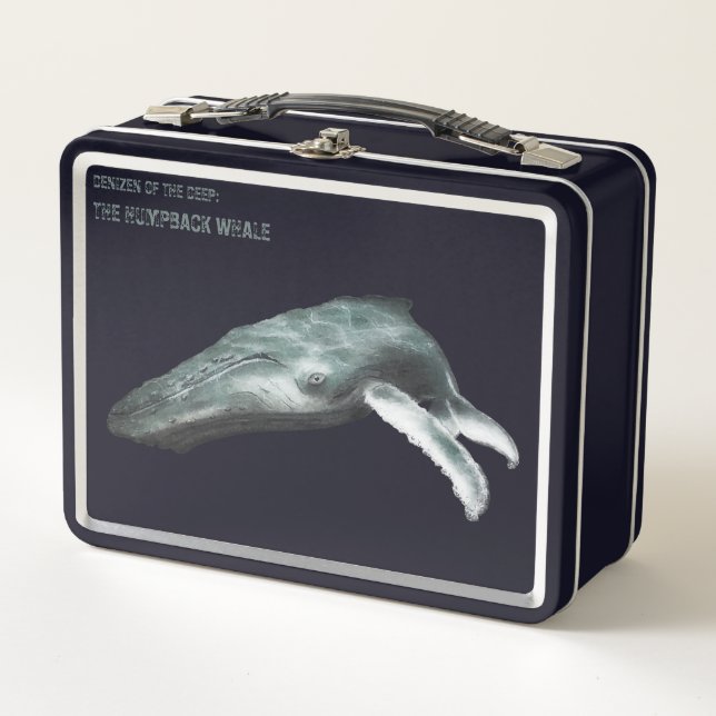 Box Boîte à lunch Ocean Explorer – La baleine à bosse (Devant)