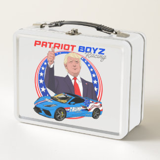 Box Boîte à lunch Patriot Boyz Racing & Trump Corvette