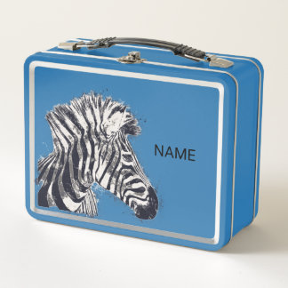 Box Boîte à lunch personnalisée avec ce Punk Zebra Pri