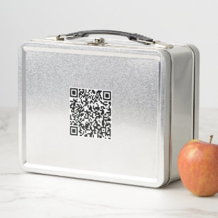 Box Boîte à lunch personnalisée avec code QR scannable