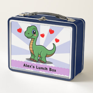 Box Boîte à lunch personnalisée Brachiosaure Dinosaure