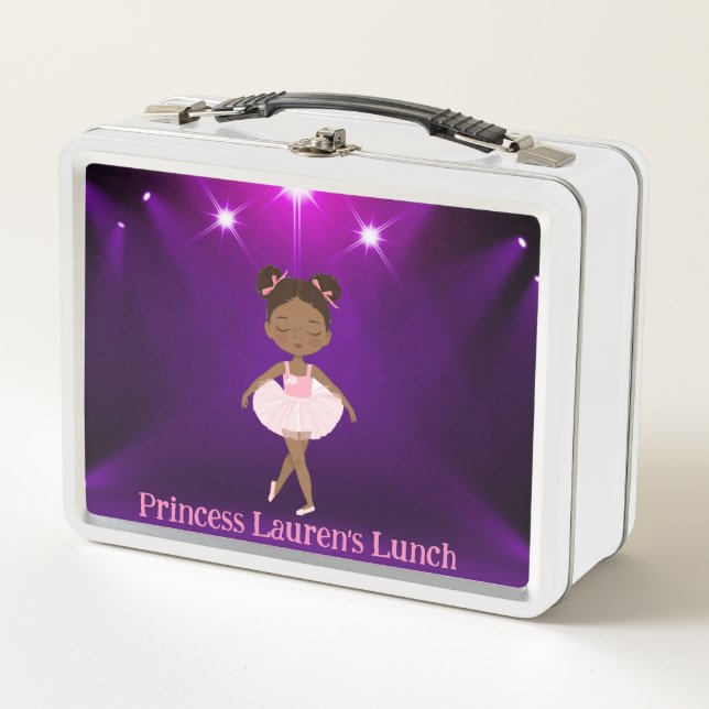 Box Boîte à lunch personnalisée pour danseur (Devant)