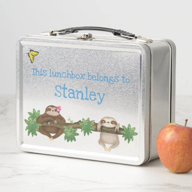 Box Boîte à lunch personnalisée Stanley Sloth (bleu) (En situation)