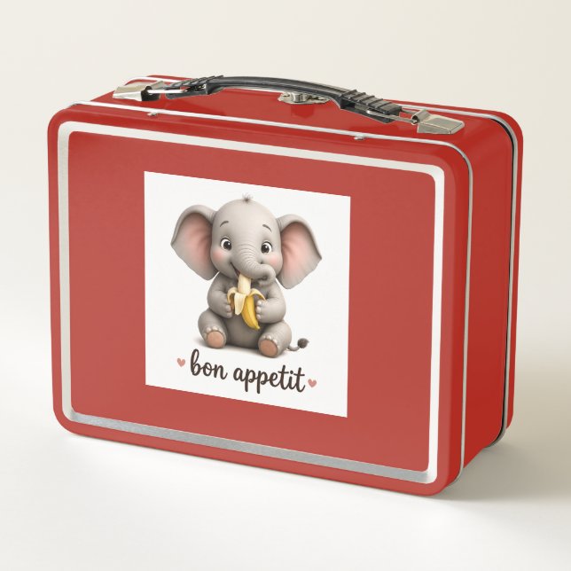 Box Boîte à lunch Petit Éléphant (Dos)