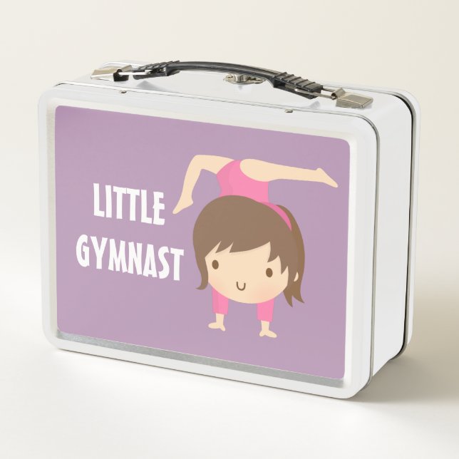 Box Boîte à lunch Pose de Gymnastique Fille Gymnaste M (Dos)