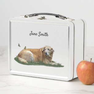 Box Boîte à lunch pour chien de race mixte du Labrador