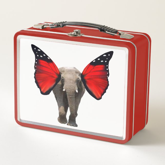 Box Boîte à lunch pour éléphant ailé (Devant)