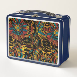 Box Boîte à lunch pour enfants Cyan "Aztec Dream" écol