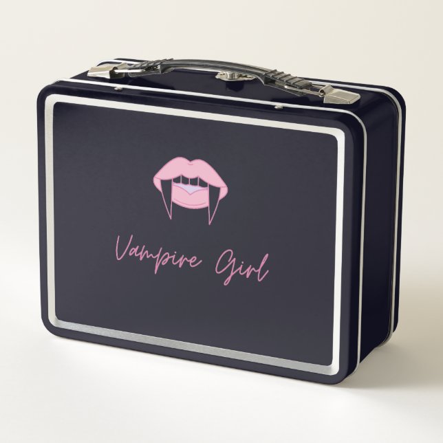 Box Boîte à lunch pour fille Vampire | Zone de stockag (Dos)