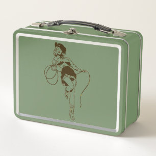 Box Boîte à lunch pour fille vintage