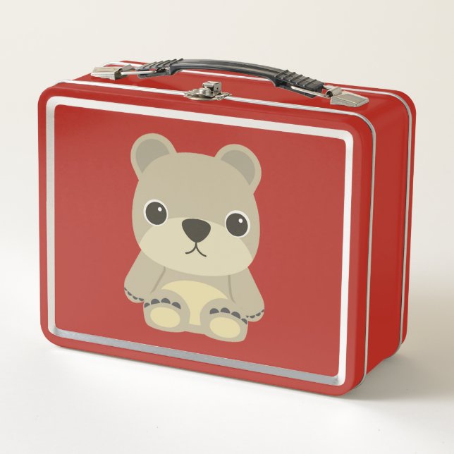 Box Boîte à lunch pour l'ours en peluche ! (Devant)
