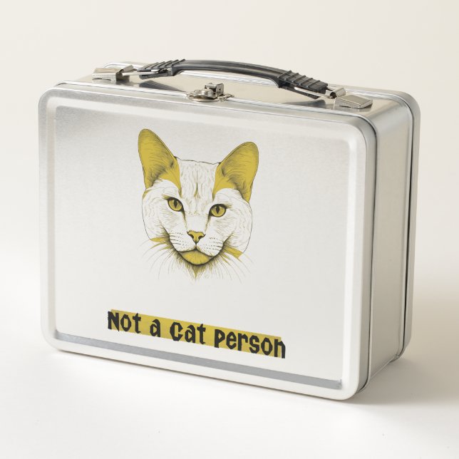 Box Boîte à lunch pour non-amateurs de chats (Devant)