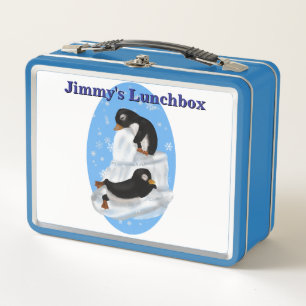 Box Boîte à lunch pour pingouins nappants