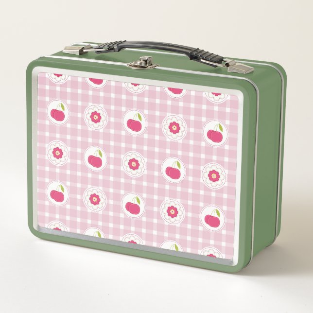 Box Boîte à lunch pour pique-nique cerise (Devant)