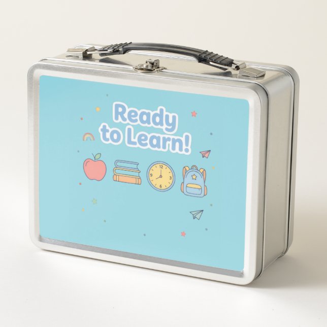 Box Boîte à Lunch Prête à Apprendre pour Enfants Coupe (Devant)