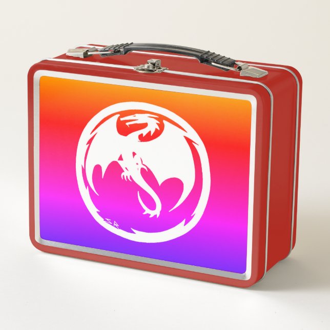 Box Boîte à lunch White Dragon Neon (Devant)
