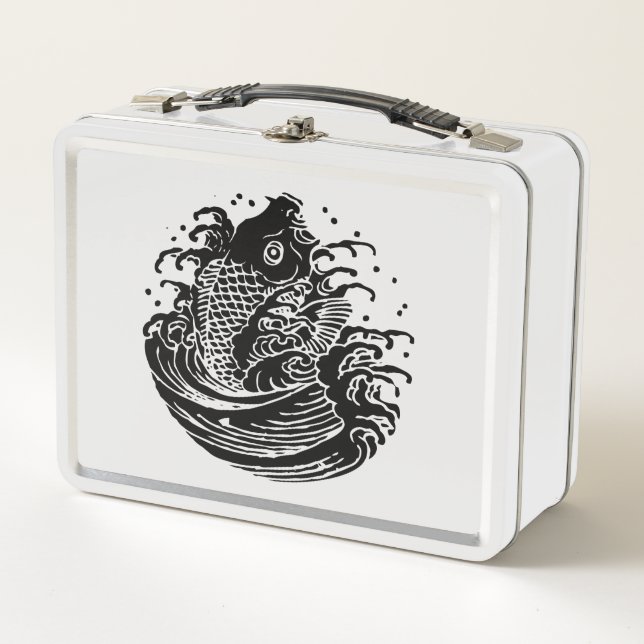 Box Boîtes à lunch Carpe et eau (Devant)