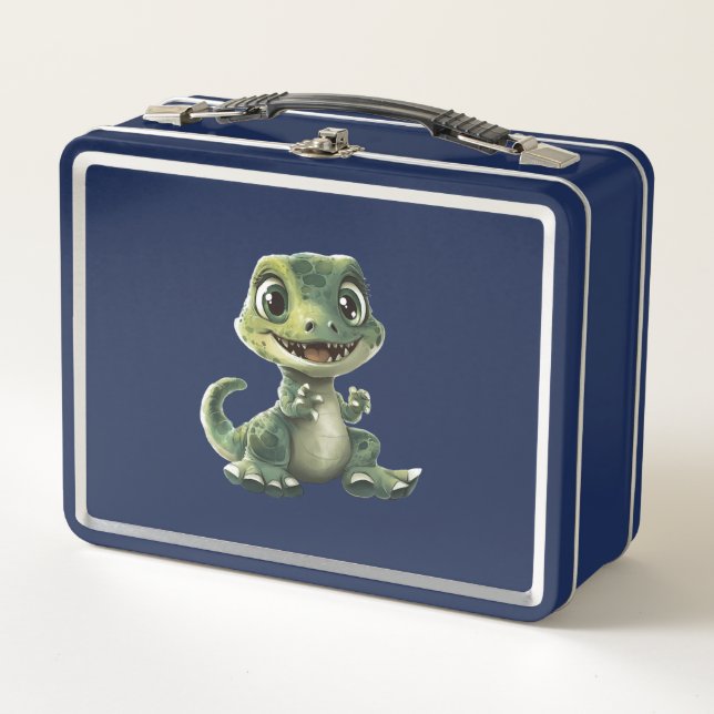Box boîtes à lunch de dinosaures mignonnes (Devant)