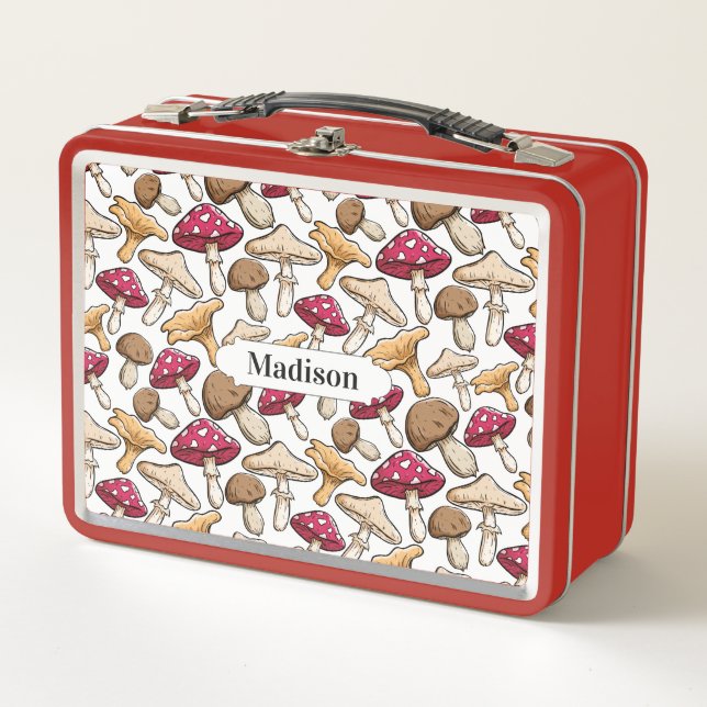 Box Boîtes à lunch pour Motif de champignons personnal (Devant)