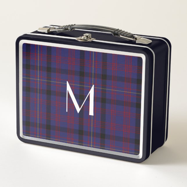 Box Clan Monogrammé MacDonald Boîte à lunch en métal p (Devant)