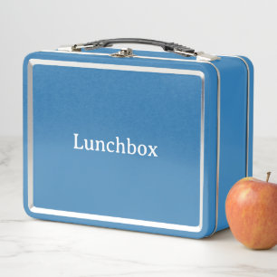 Box Créez votre propre boîte à lunch bleu clair 6,75”x