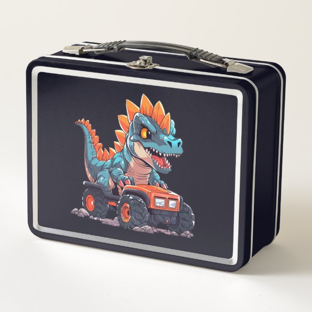 Box Dino on Wheels : Back to School Adventure Lunch Bo (Devant)