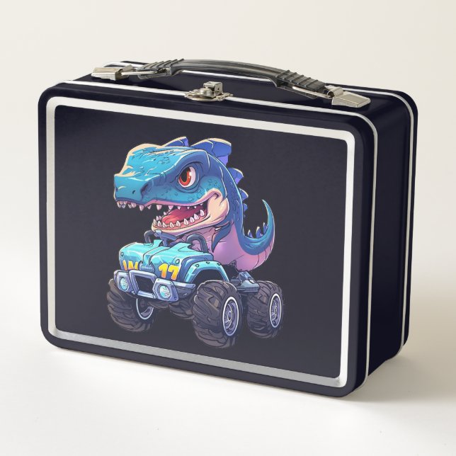 Box Dino on Wheels : Back to School Adventure Lunch Bo (Devant)