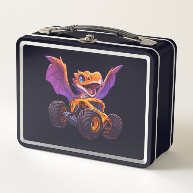 Box Dino on Wheels : Back to School Adventure Lunch Bo (Devant)