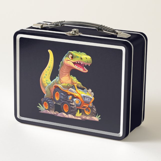 Box Dino on Wheels : Back to School Adventure Lunch Bo (Devant)