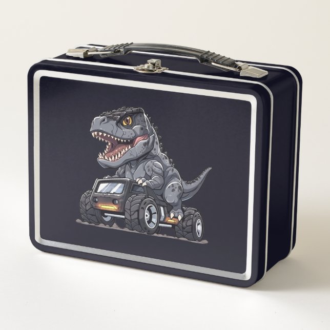 Box Dino on Wheels : Back to School Adventure Lunch Bo (Devant)