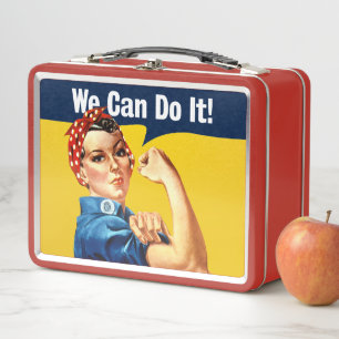 Box Rosie le Riveter Boîte à lunch métallique