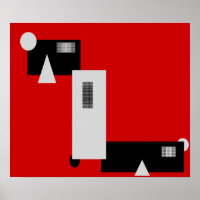 Boxcar Art Moderne Poster Imprimer