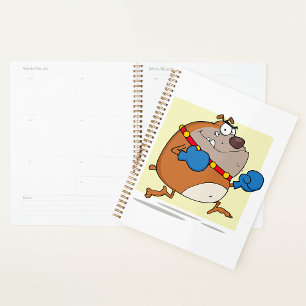 Boxe Bulldog Spiral Planner