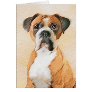 Boxer Dog Peinture Non Décroché Art animal origina