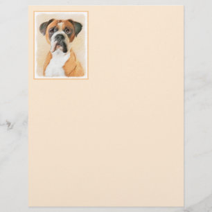 Boxer Dog Peinture Non Décroché Art animal origina