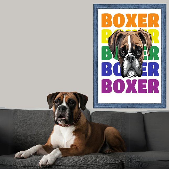 Boxer Dog poster art (Créateur téléchargé)