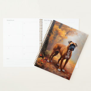 Boxer en automne Feuilles automne Inspire