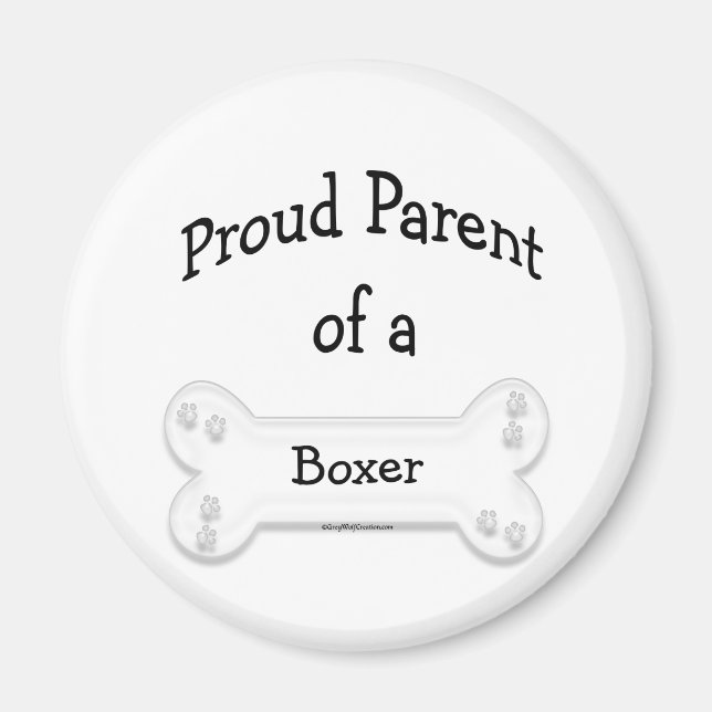 Boxer Fier Parent - Aimant (Devant)