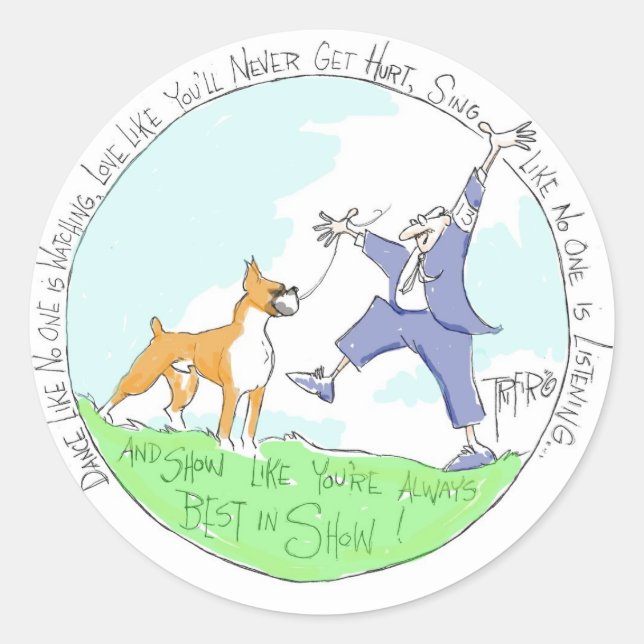 Boxer - STICKERS (Devant)