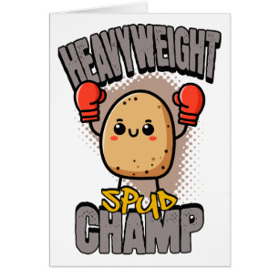 Boxeur Patate Champion poids lourd Pommedeterre