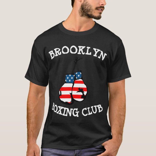 BOXING CLUB BROOKLYN BOXING GLOVES T-SHIRTS (Devant)